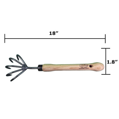 DeWit Cultivator - 5-Tine with 10" Handgrip