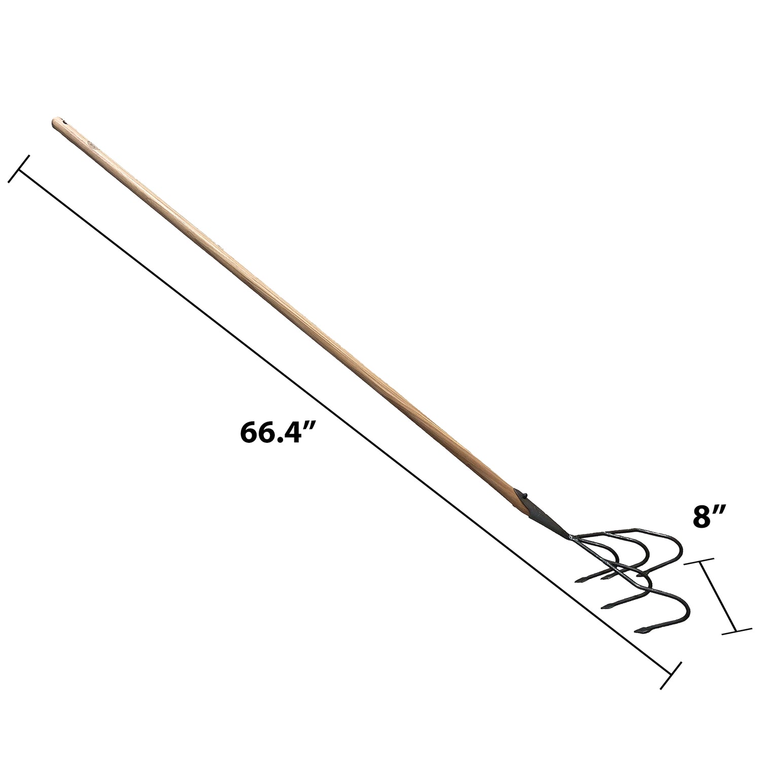 DeWit Cultivator - Flat 5-Tine with Long Handle