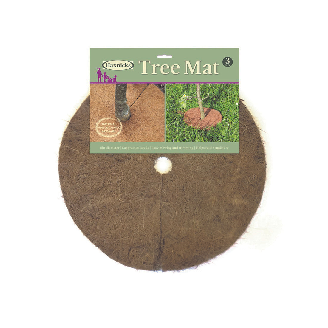 Coco Tree Mat (3 pack) - 8" Round