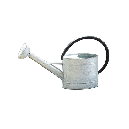 Aged Zinc Watering Can - 0.7 gal Oval