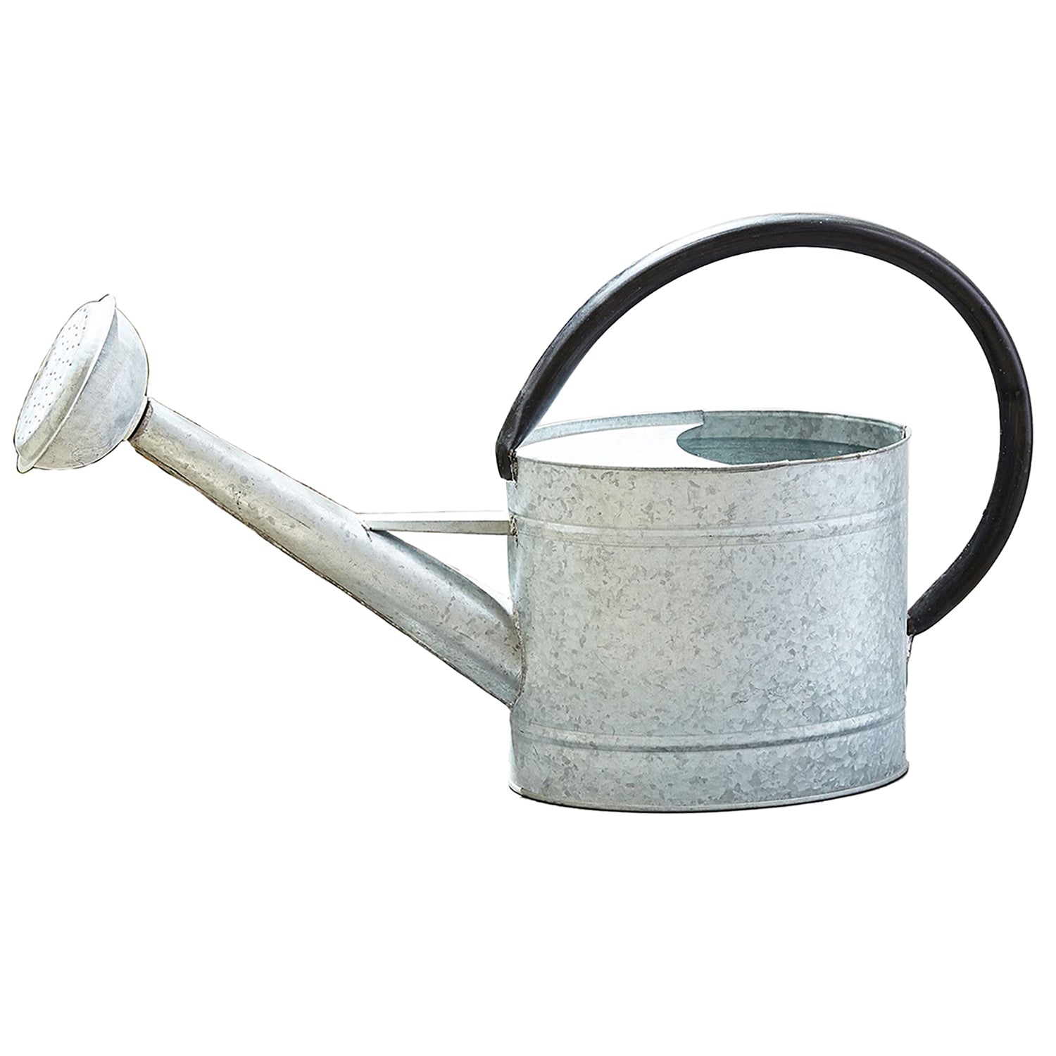 Aged Zinc Watering Can - 2.1 gal Oval