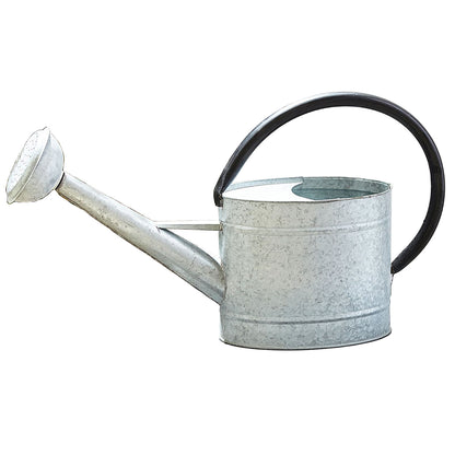 Aged Zinc Watering Can - 2.1 gal Oval