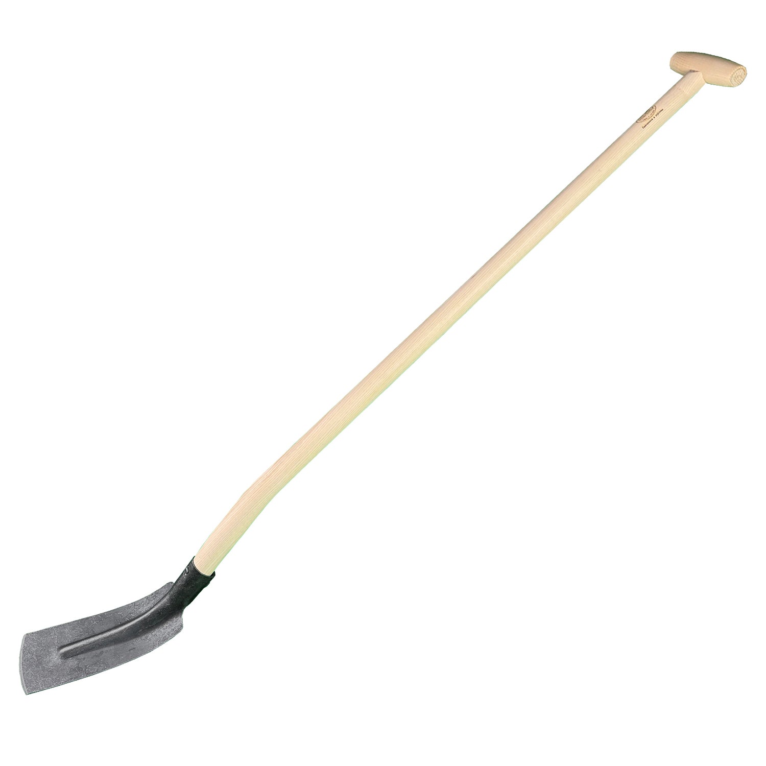 DeWit Shovel - Trenching with 4" Wide Head and T Handle