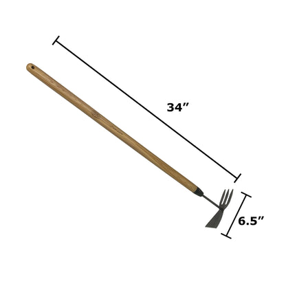 DeWit Junior Hoe - Double Edge with Long Handle