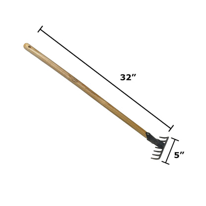 DeWit Junior Rake - Garden with Long Handle