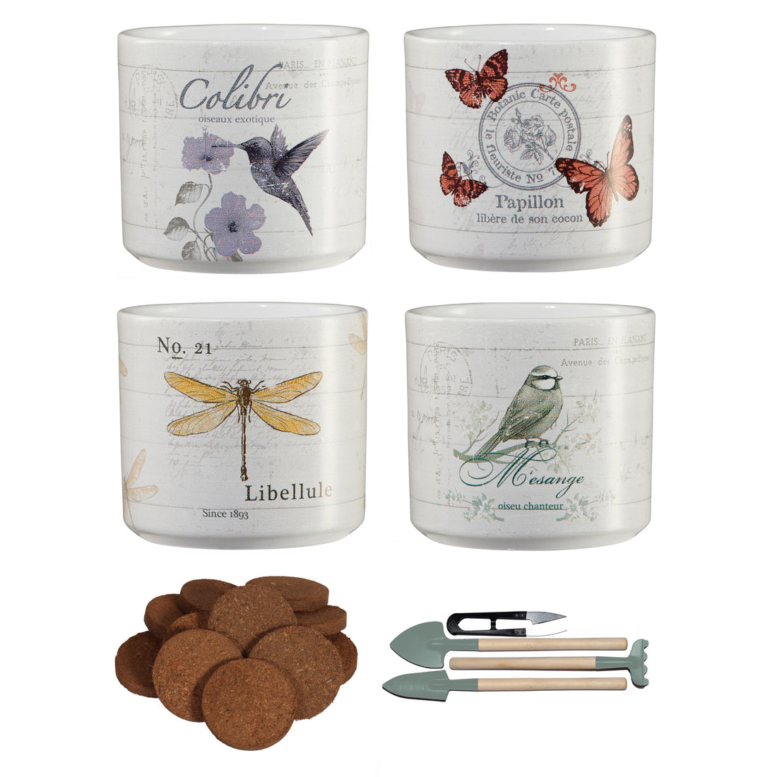 Vintage Animals Indoor Ceramic Pottery Kit