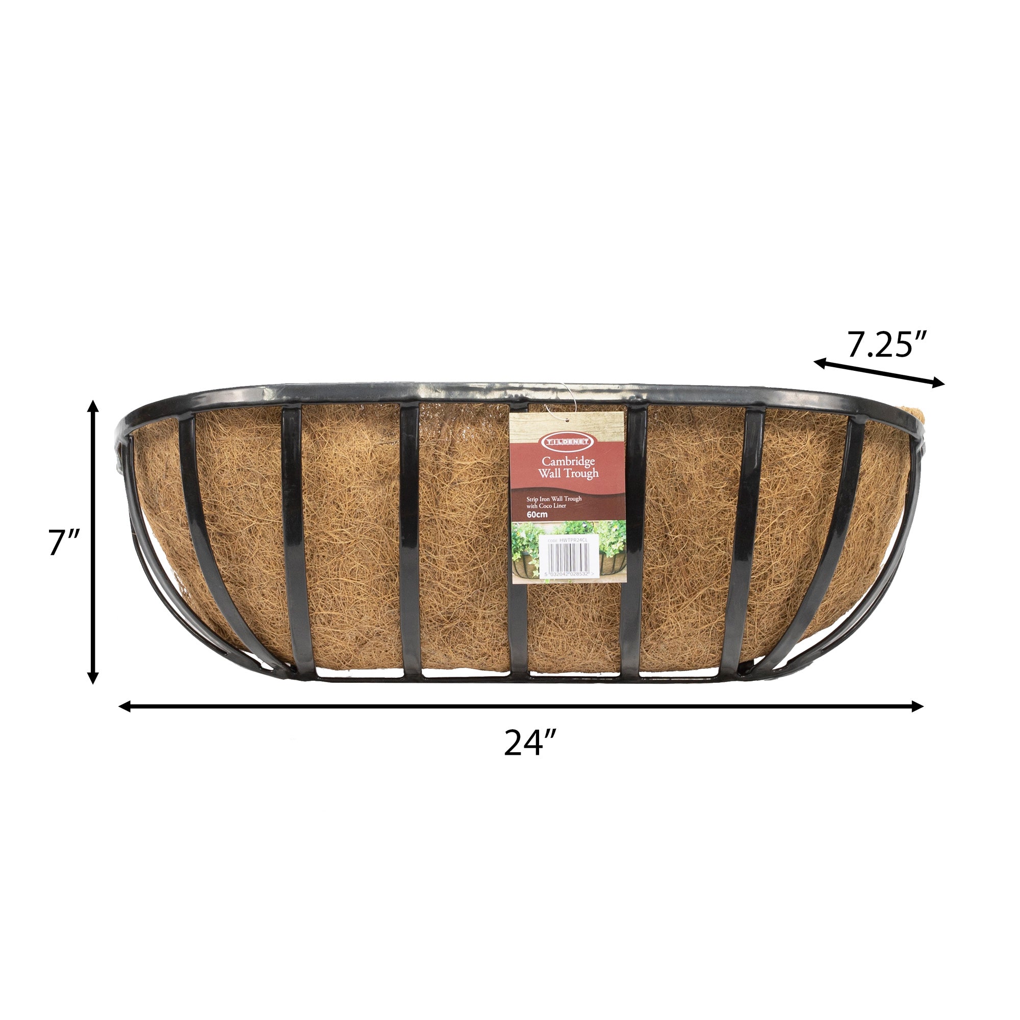 Cambridge Premium Wall Trough with Coco Liner - 24"