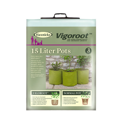 Vigoroot Pots (3 pack) - 4.0 Gal