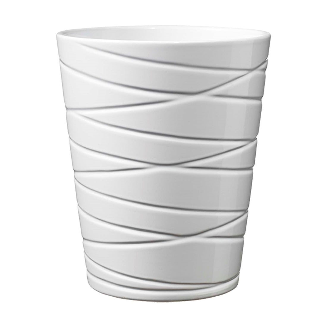 Singapur Ceramic Pot - 5.1" White