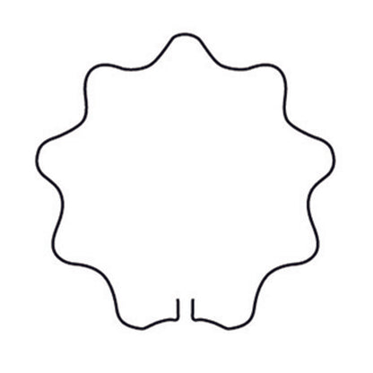 Plant Support Ring - 19" Scalloped Circle