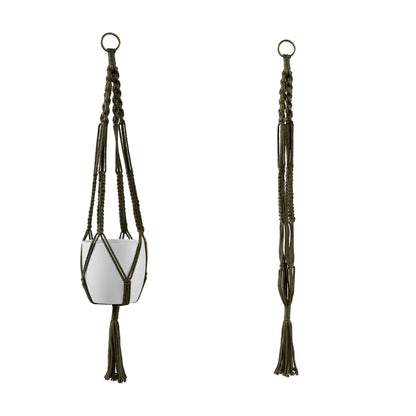 Macrame Hanger - 35" Natural Green
