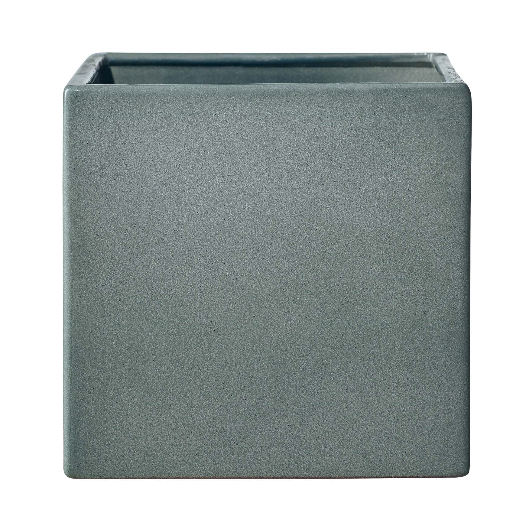 Latina Effect Ceramic Pot - 5.1" Olive Green