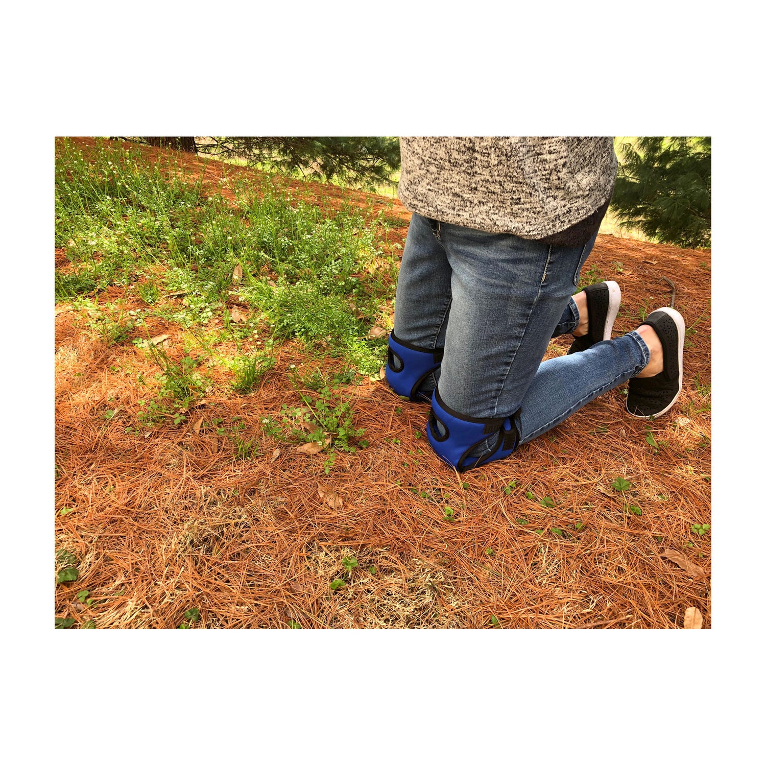 Knee Pads - Blue Memory Foam