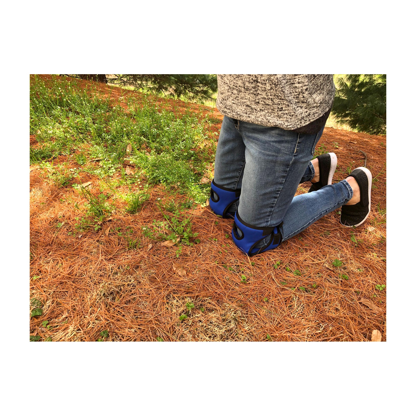 Knee Pads - Blue Memory Foam