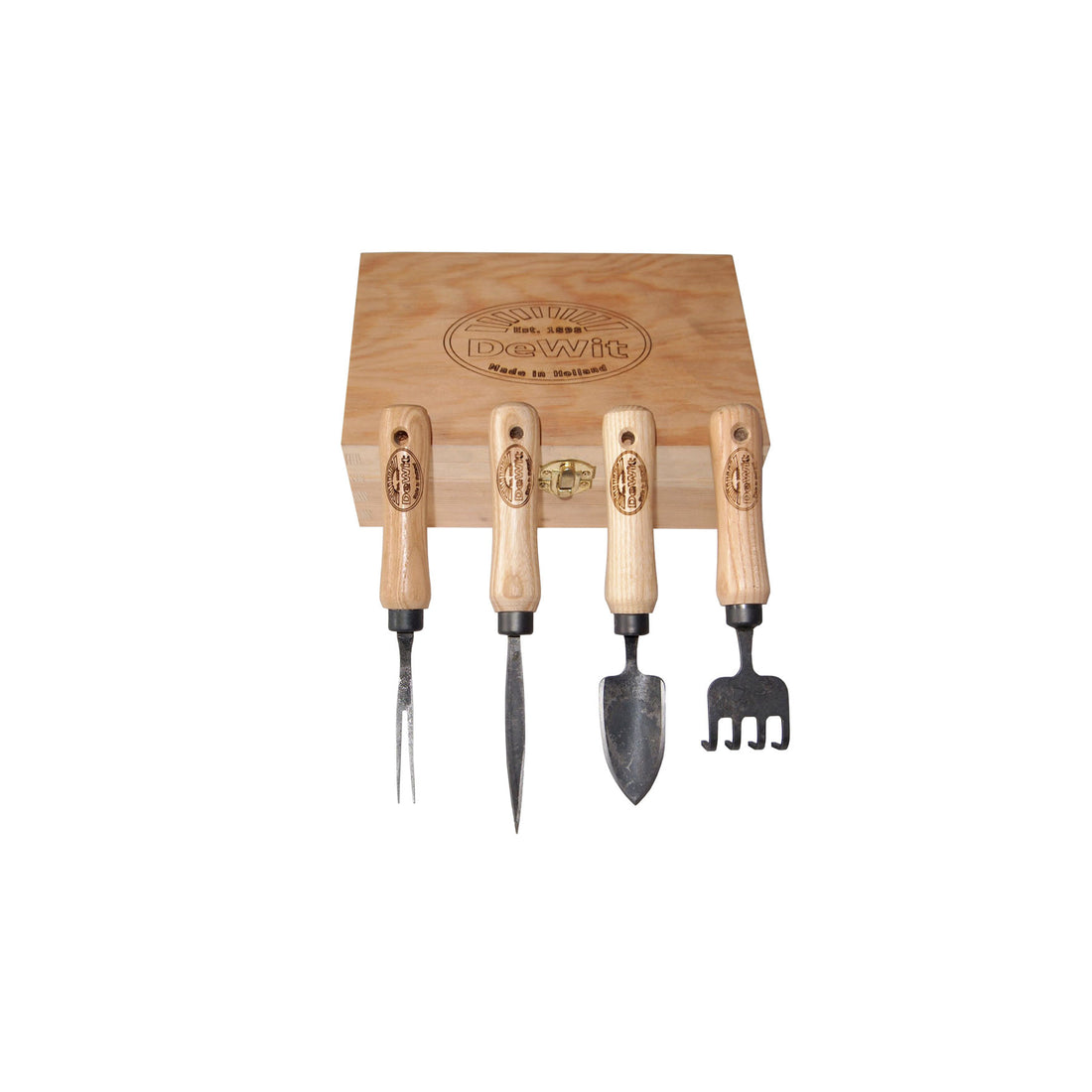 DeWit Bonsai Tool Kit in Wooden Box