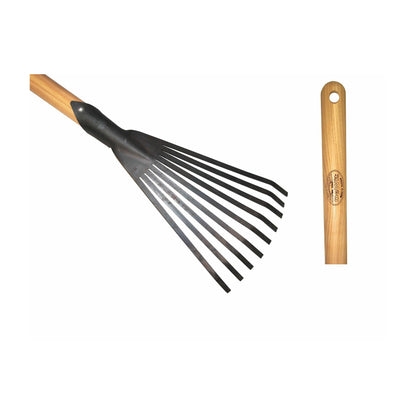 DeWit Junior Rake - Leaf with Long Handle