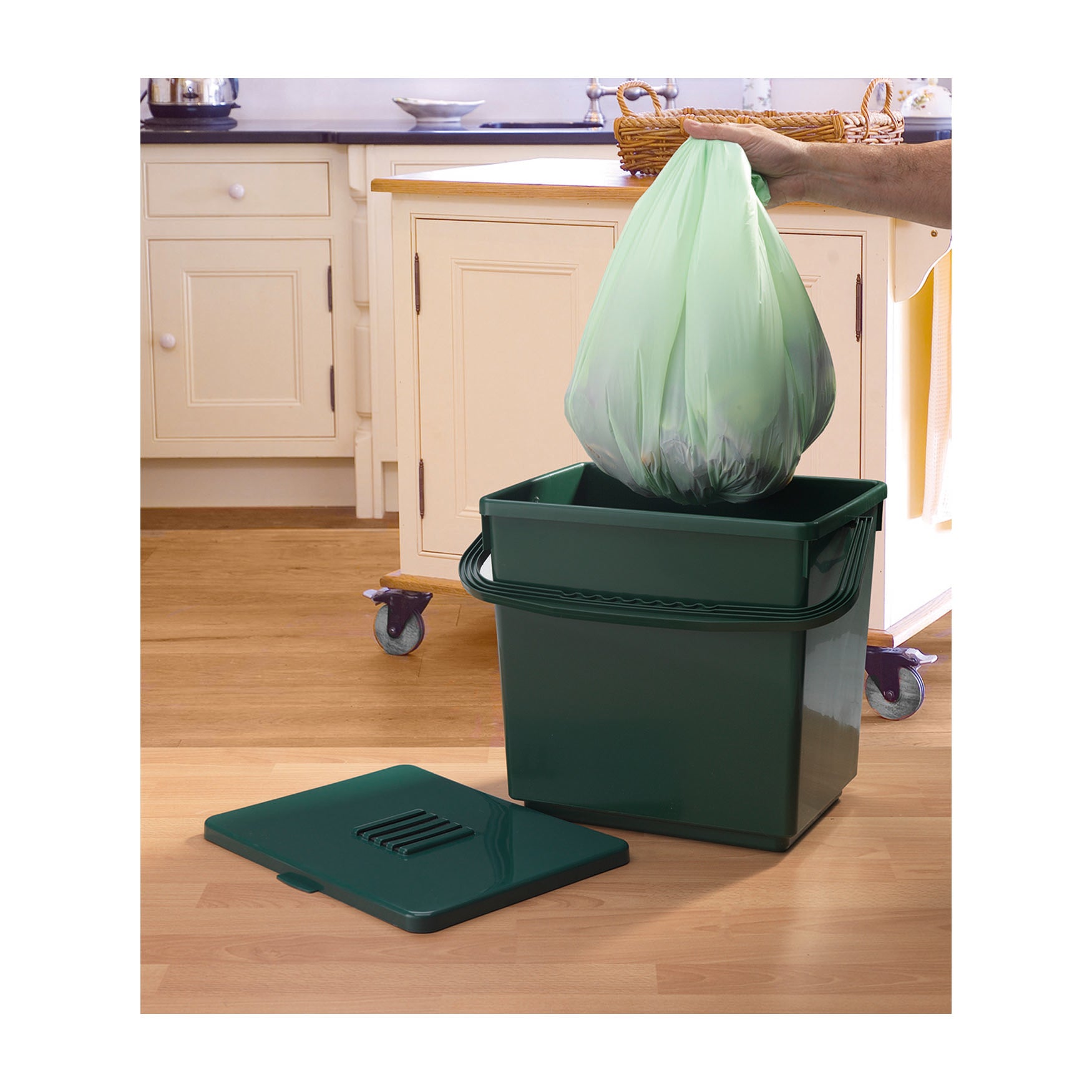 Jumbo Compost Caddy Biodegradable Caddy Liners - 10 pack