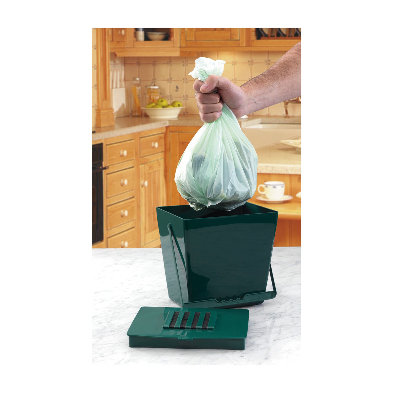 Mini Compost Caddy Biodegradable Caddy Liners - 20 pack