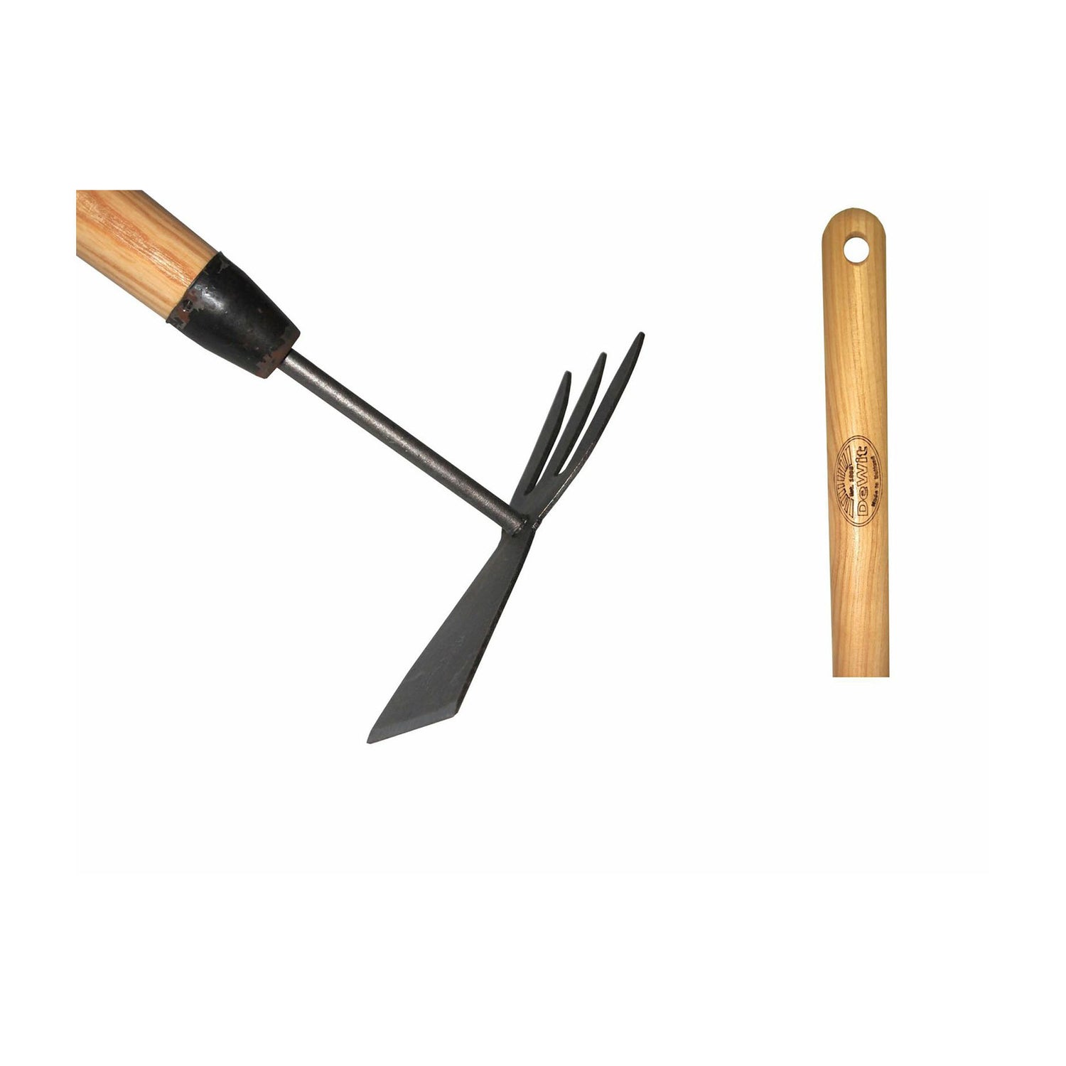 DeWit Junior Hoe - Double Edge with Long Handle
