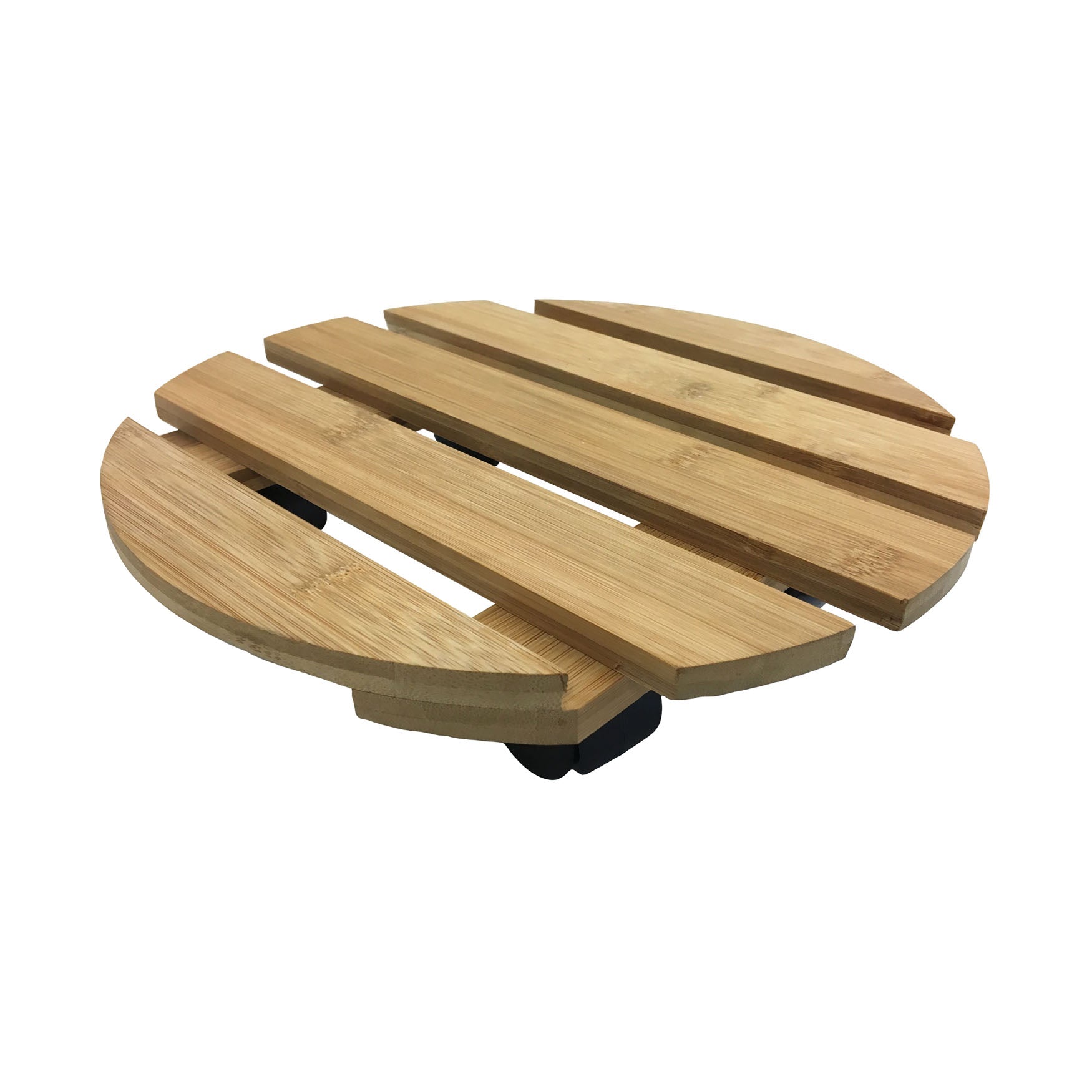 Bamboo Plant Caddy  - 11.4" Round