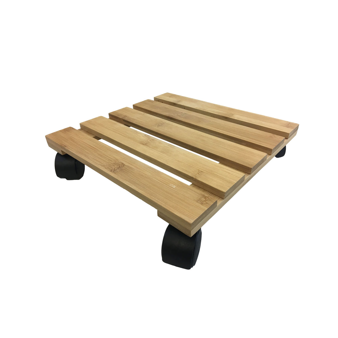 Bamboo Plant Caddy - 11.4" Square