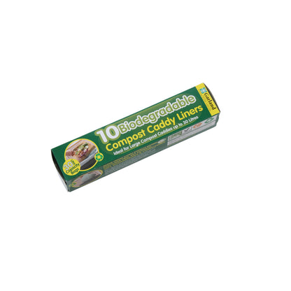 Jumbo Compost Caddy Biodegradable Caddy Liners - 10 pack