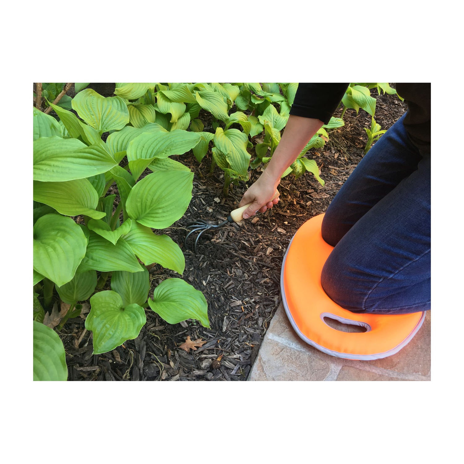 Kneeling Cushion - Orange Memory Foam