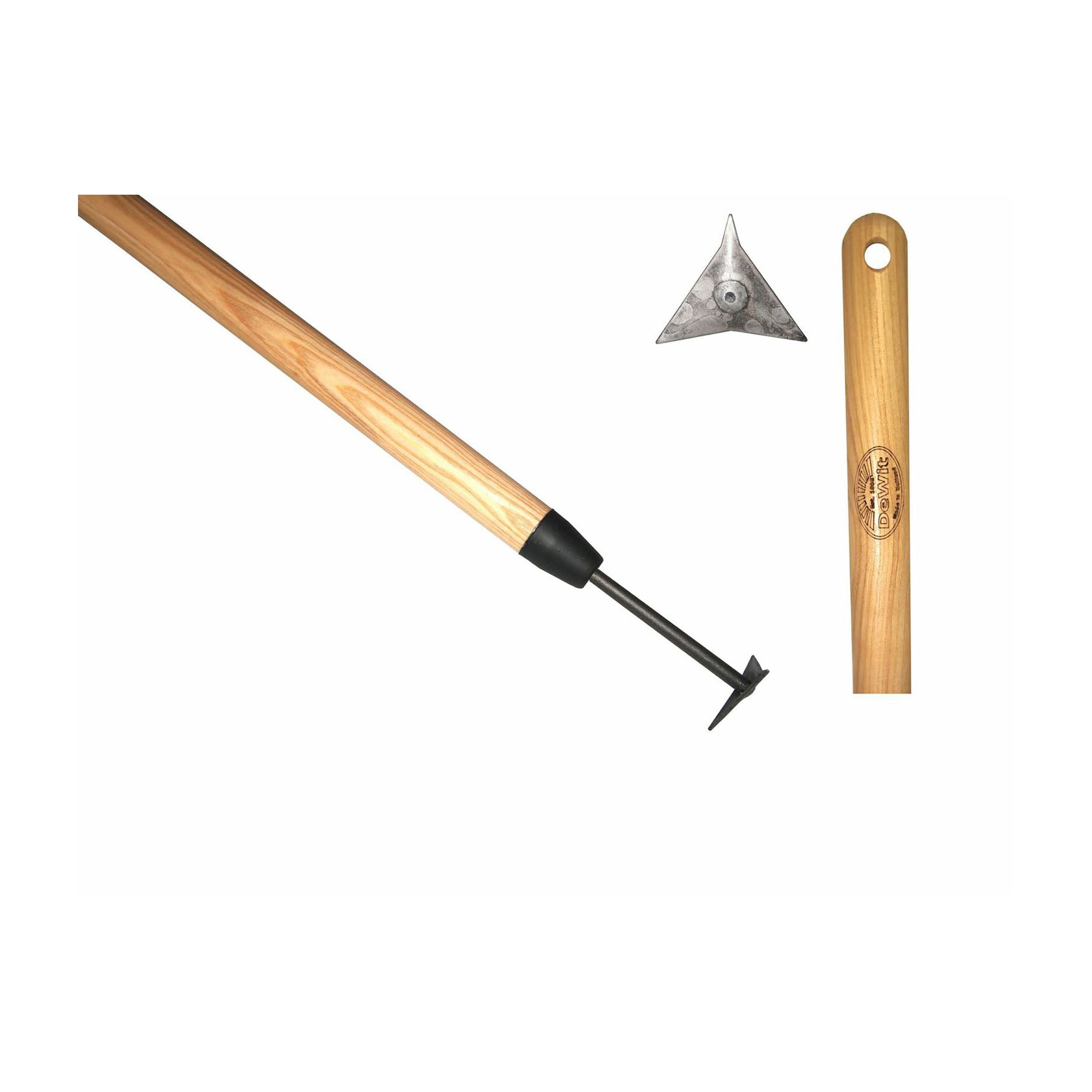 DeWit Paver Tool - Triangle Patio Knife with Long Handle