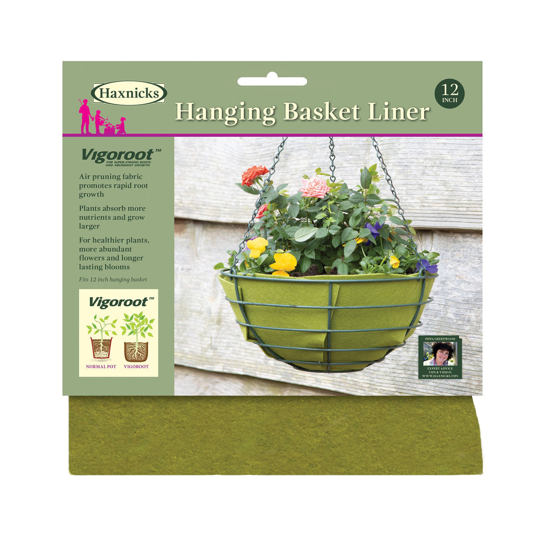 Hanging Basket Liner - 12" Vigoroot