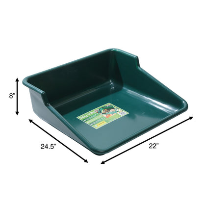 Tidy Tray - Green with Stainless Steel Transplanter and Scoop