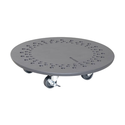 Charcoal Stone Plant Caddy - 13.4" Round