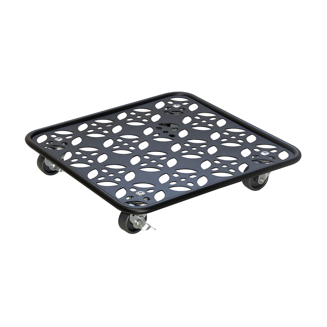 Steel Plant Caddy - 11.8" Black Square Flower