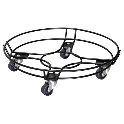 Steel Wire Plant Caddy - 15" Black Round