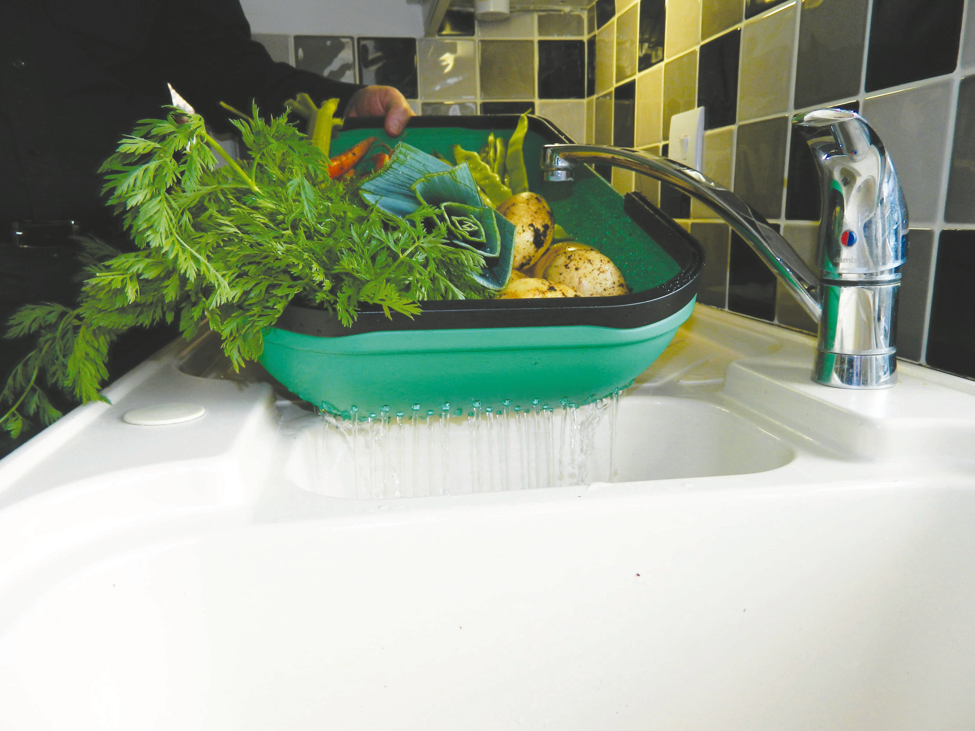 Colander Trug - Green