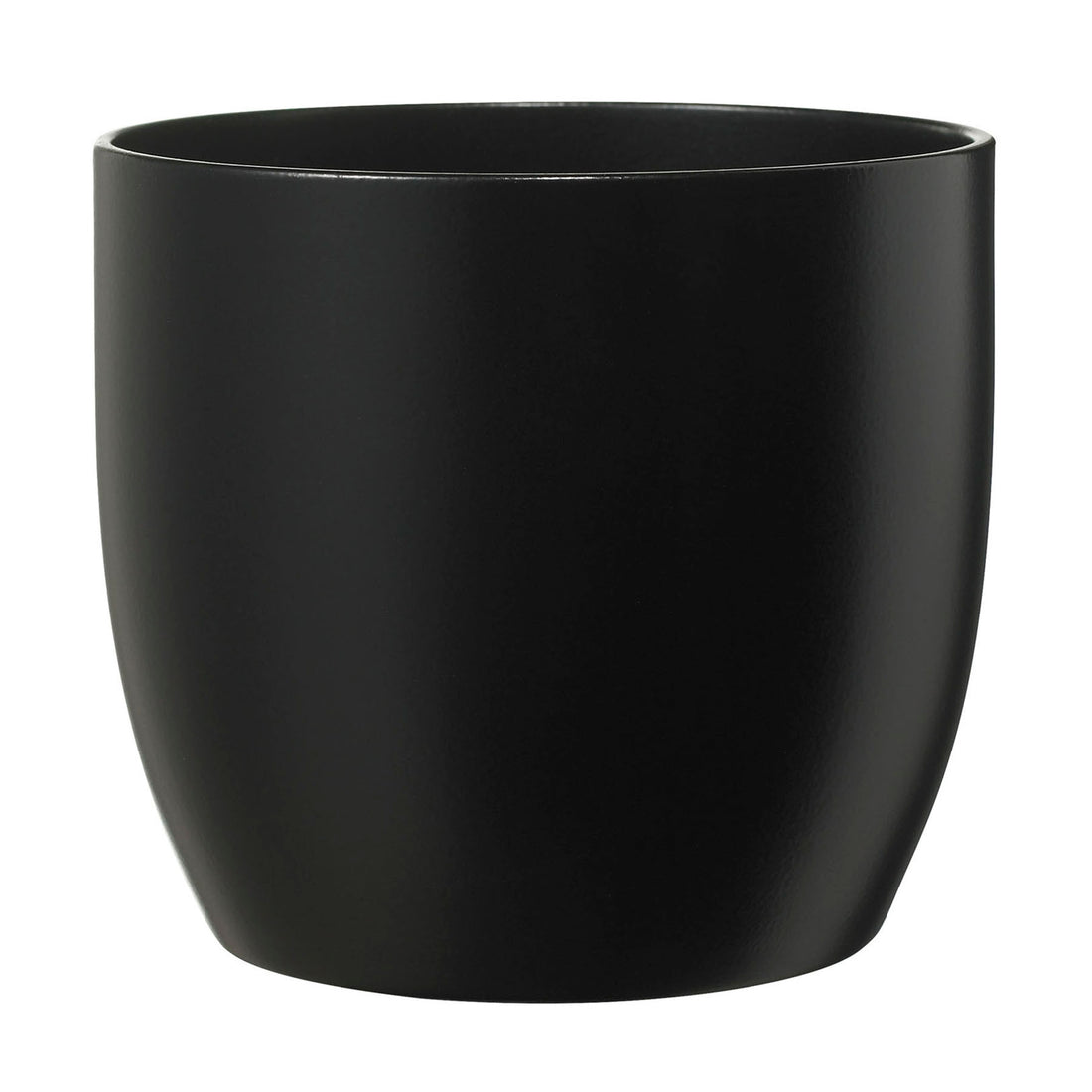 Basel Fashion Ceramic Pot - 5.1" Black