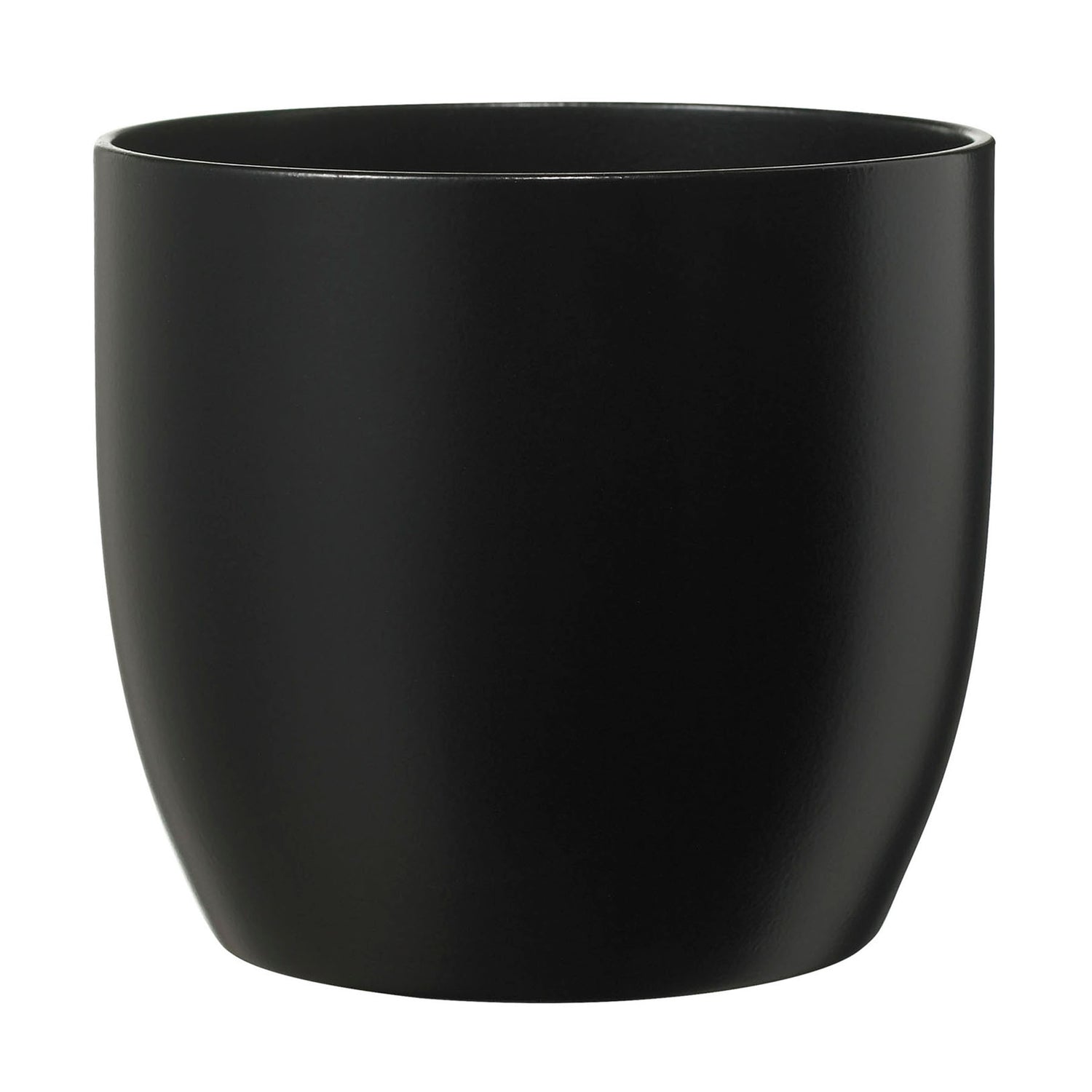 Basel Fashion Ceramic Pot - 5.1" Black