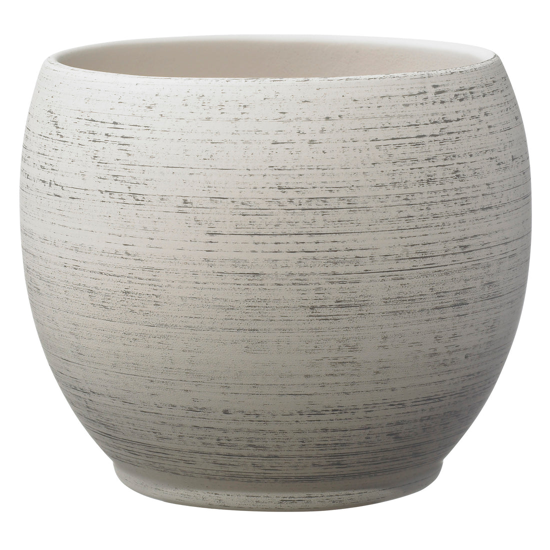 Alberta Fashion Ceramic Pot - 5.9" Wood Optics Gray