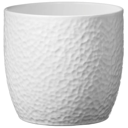 Boston Ceramic Pot - 6.3" White