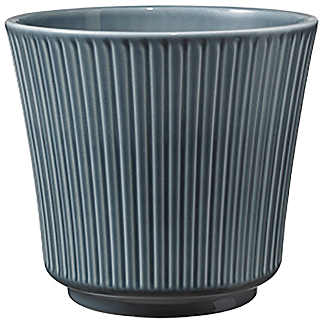 Delphi Ceramic Pot - 6.3" Blue-Gray