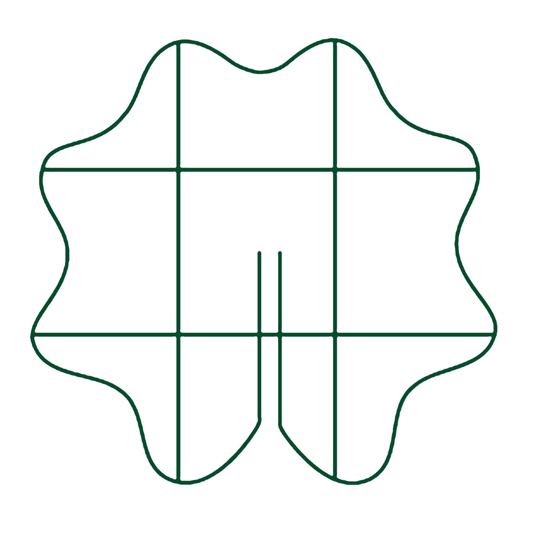 Plant Support Grid - 17" Scalloped Circle