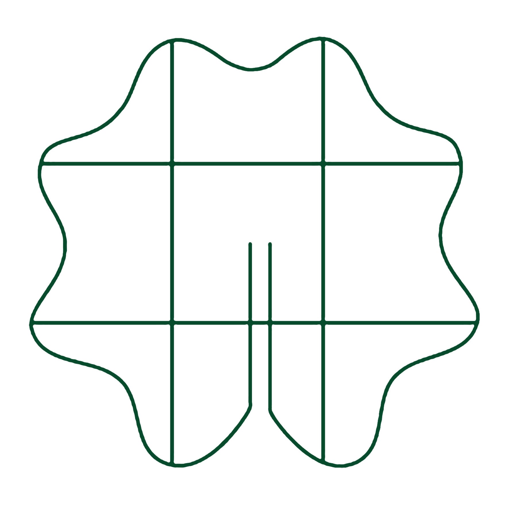 Plant Support Grid - 17" Scalloped Circle