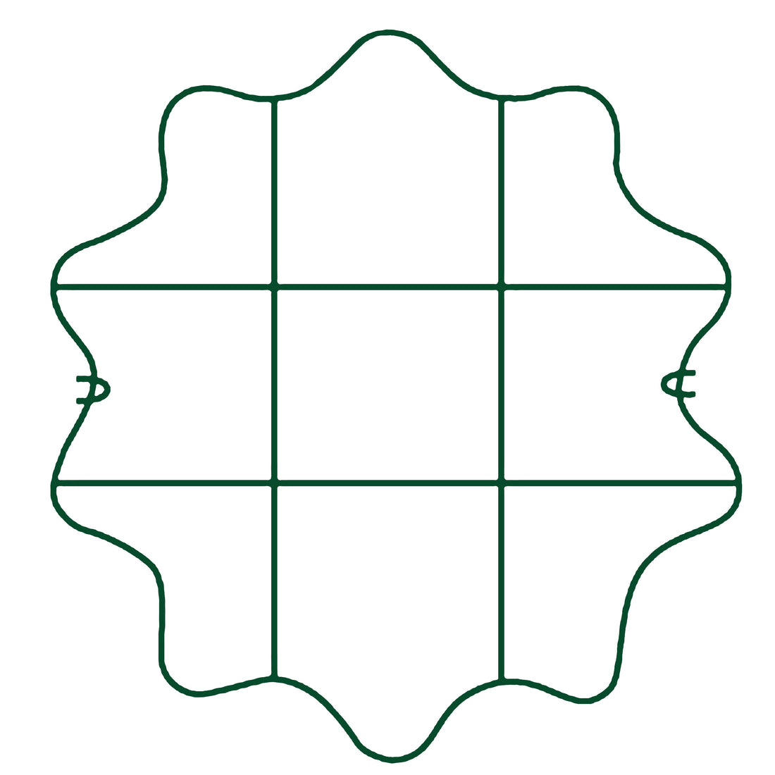 Plant Support Grid - 21" Scalloped Circle