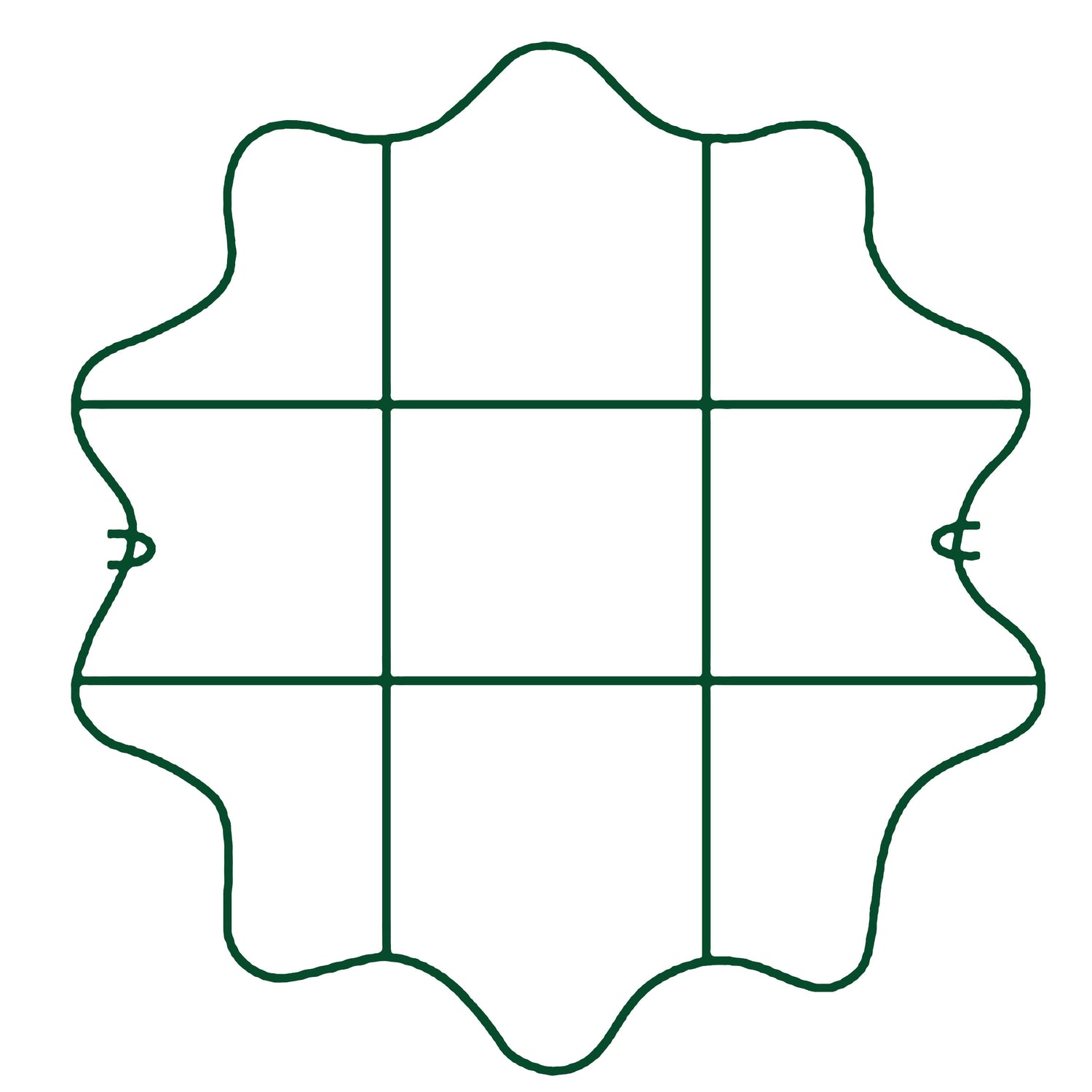 Plant Support Grid - 21" Scalloped Circle