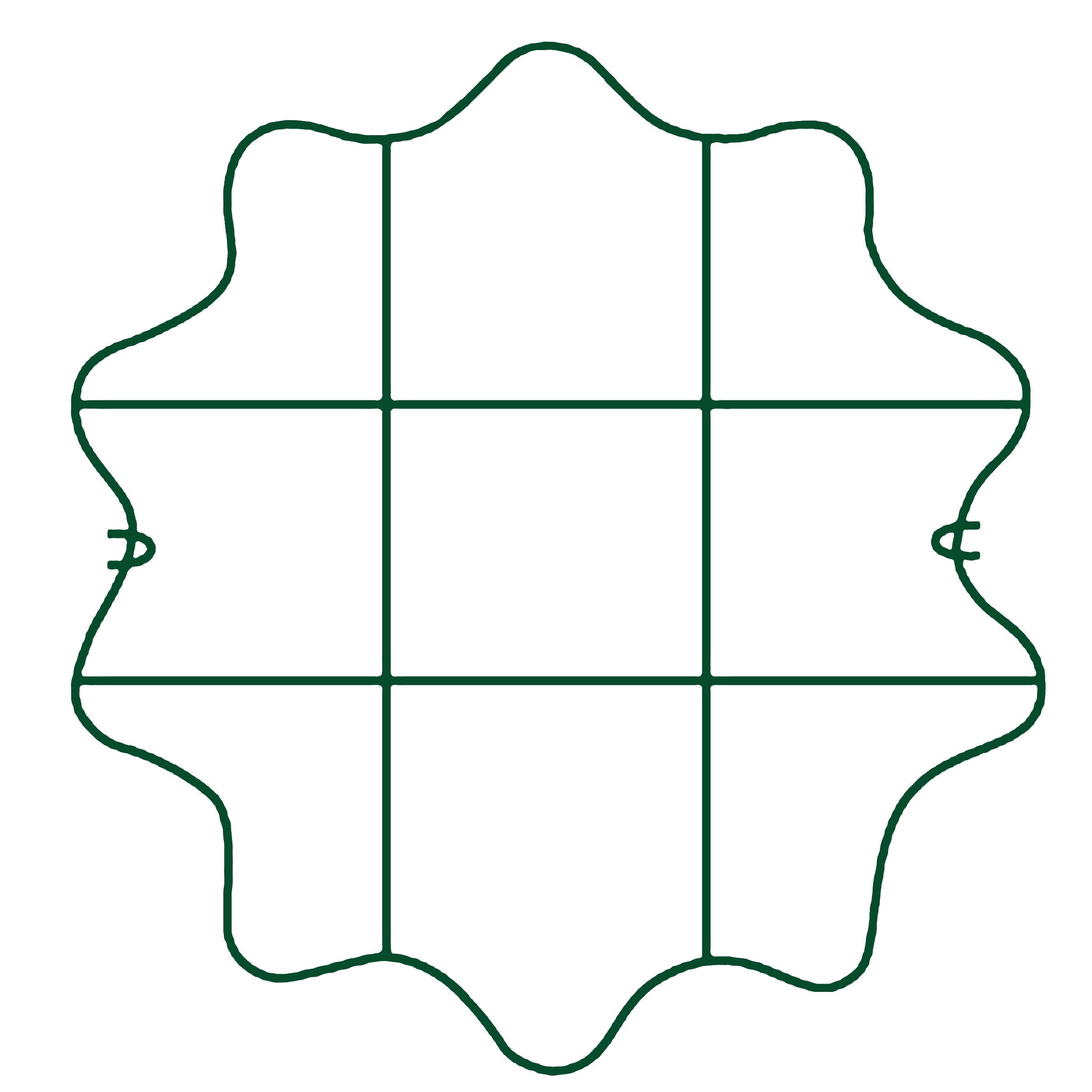 Plant Support Grid - 21" Scalloped Circle