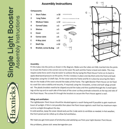 Plant House - Single Light-Booster