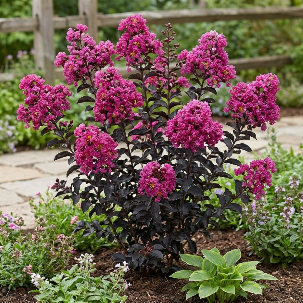 Black Diamond Purely Purple Crape Myrtle (LAGERSTROEMIA BLACK DIAMOND PUERLY) - 3 gallon