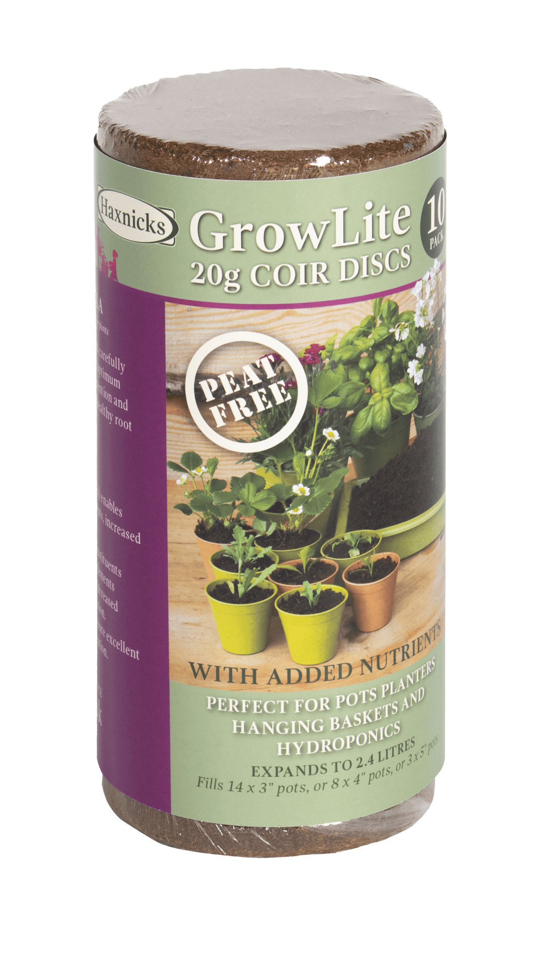 Coir 20g Disc (10 pack) - Growlite Premium