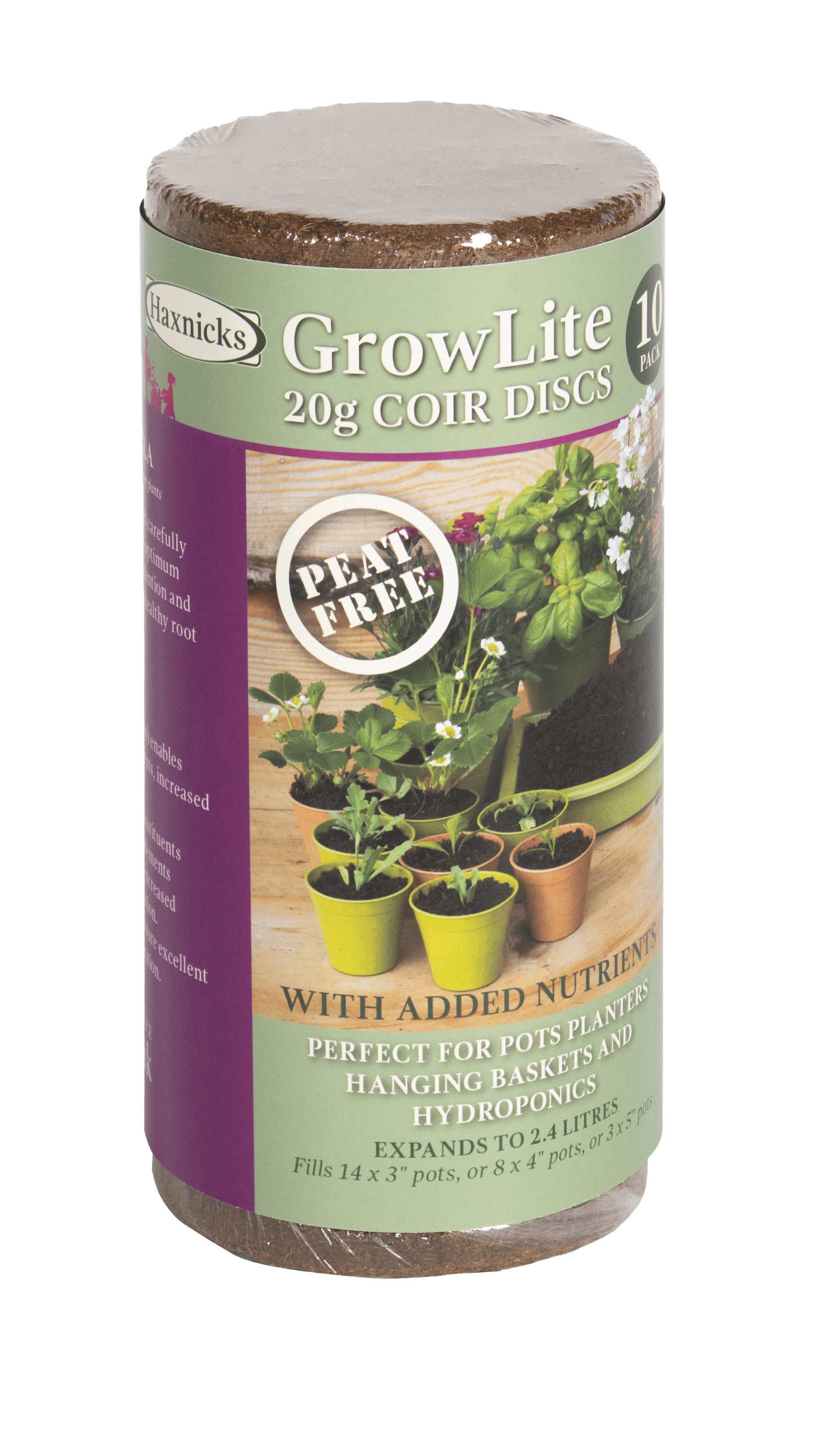 Coir 20g Disc (10 pack) - Growlite Premium
