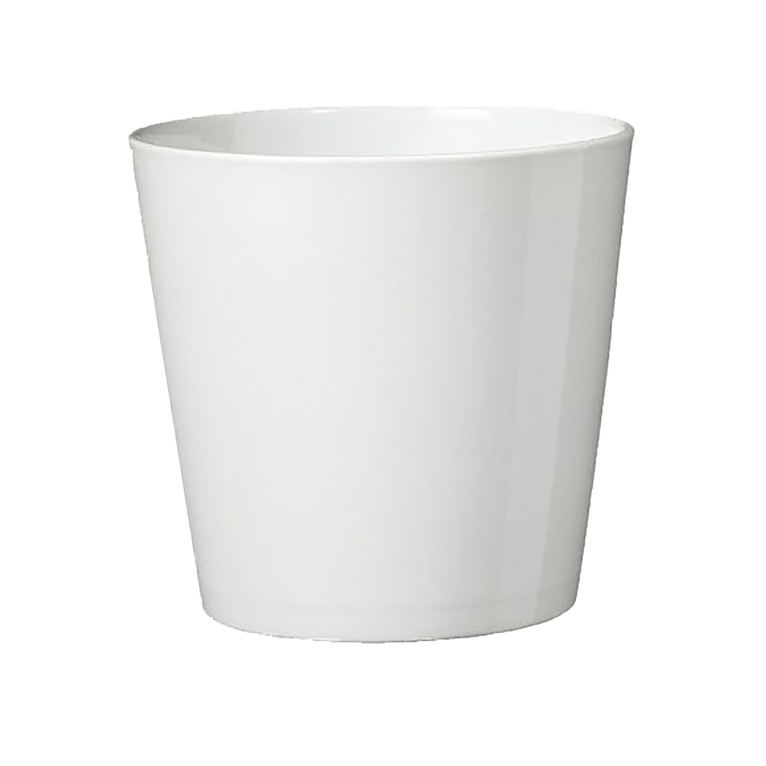 Dallas Style Ceramic Pot - 5.5" White