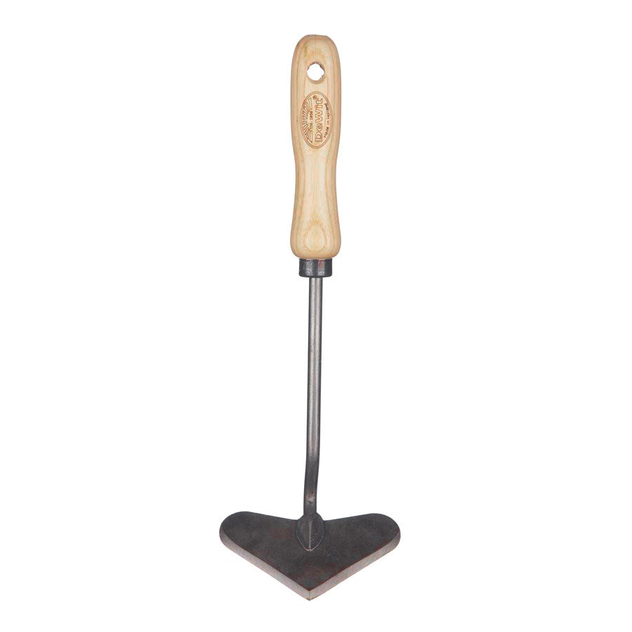 DeWit Hand Hoe - Heart Shape Push Edge